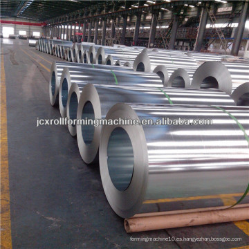 JCX galvanizado-O1,0,12 mm-4,0 mm de espesor, 660-1250 mm de ancho bobina de acero galvanizado